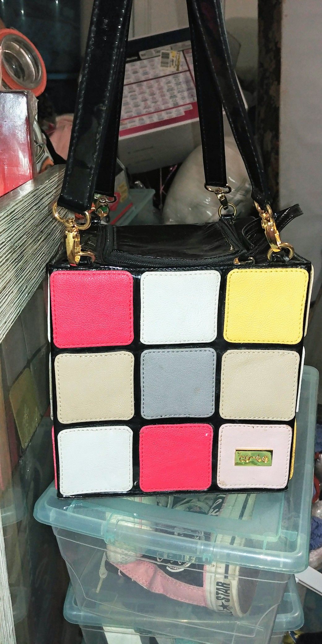 😍Adorable Rubix Cube Style Purse😍