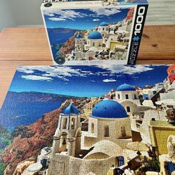 Two Jigsaw Puzzles a Thousand Pieces each