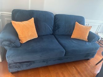Blue couch