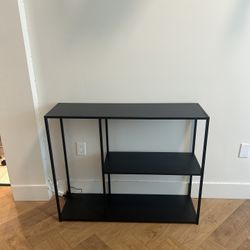 Black Console Table – 3-Tier Narrow Entryway Table - Originally $60