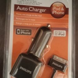 Phillips Auto Charger for iPod or iPhone