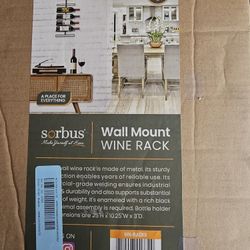Wall Mount Wine Rack 