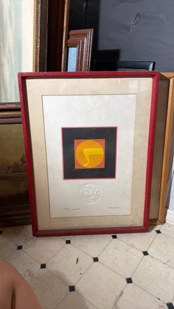 Original Mid century modern painting