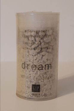 Vintage 90s GAP SCENTS Dream Effervescent Bath Pebbles / Crystals Sealed Rare
