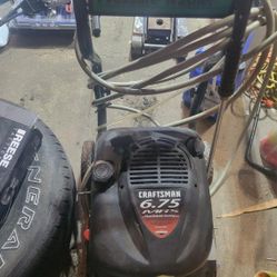 6.75 hp 2450 PSI pressure 2.0 gpm
Gas Pressure washer 