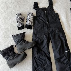 Snow suit for kid size 4 and 5