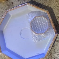 Bandeja  Para Botanas  Y  Platito Para Las Salsas