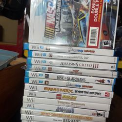Factory Sealed WII Games