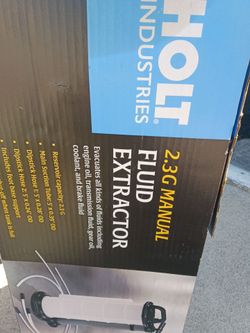 Selling fluid extractor for 80$