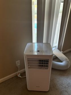Haier 9000 BTU 3-in-1 Portable Air Conditioner for Small Rooms with Remote White: Energy Star, 100-300 sq. ft. Coverage