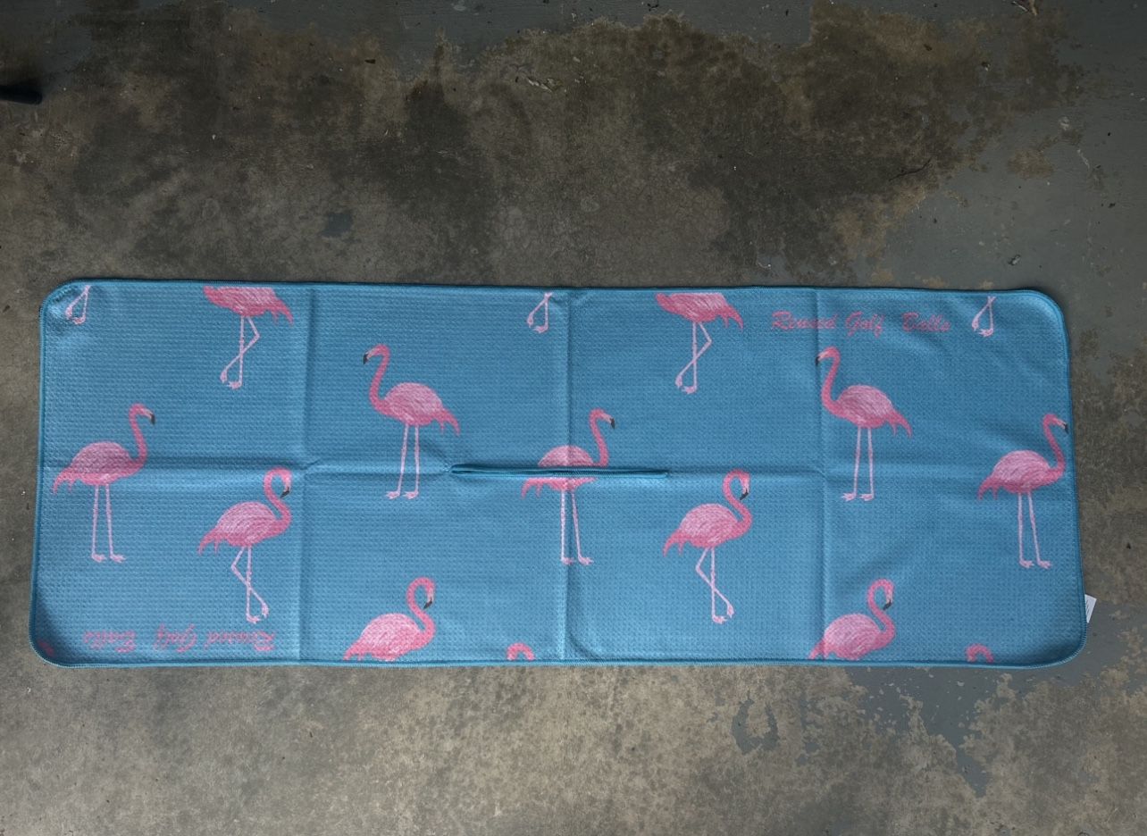 Flamingo Golf Towel
