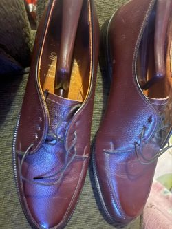 Leather shoes made in England