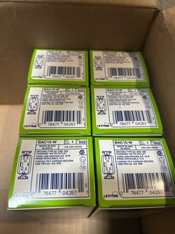 Leviton BAC15-W Decora USB Outlet 12 pack