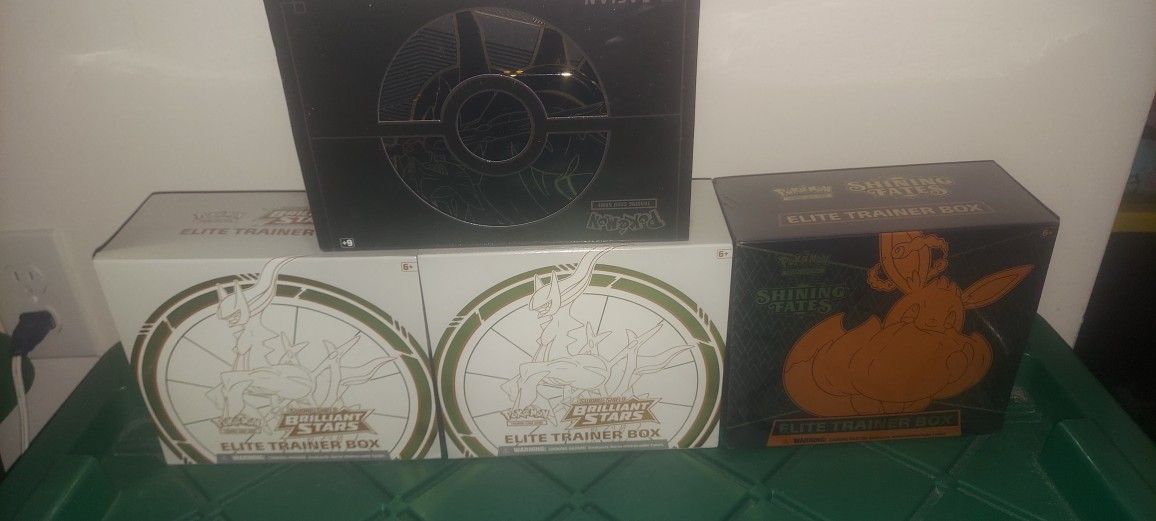 Pokemon 4 Etb Sealed