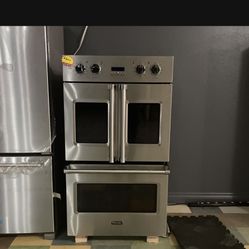 Viking Double Wall Oven Stainless Steel‼️‼️Retails For $11,399