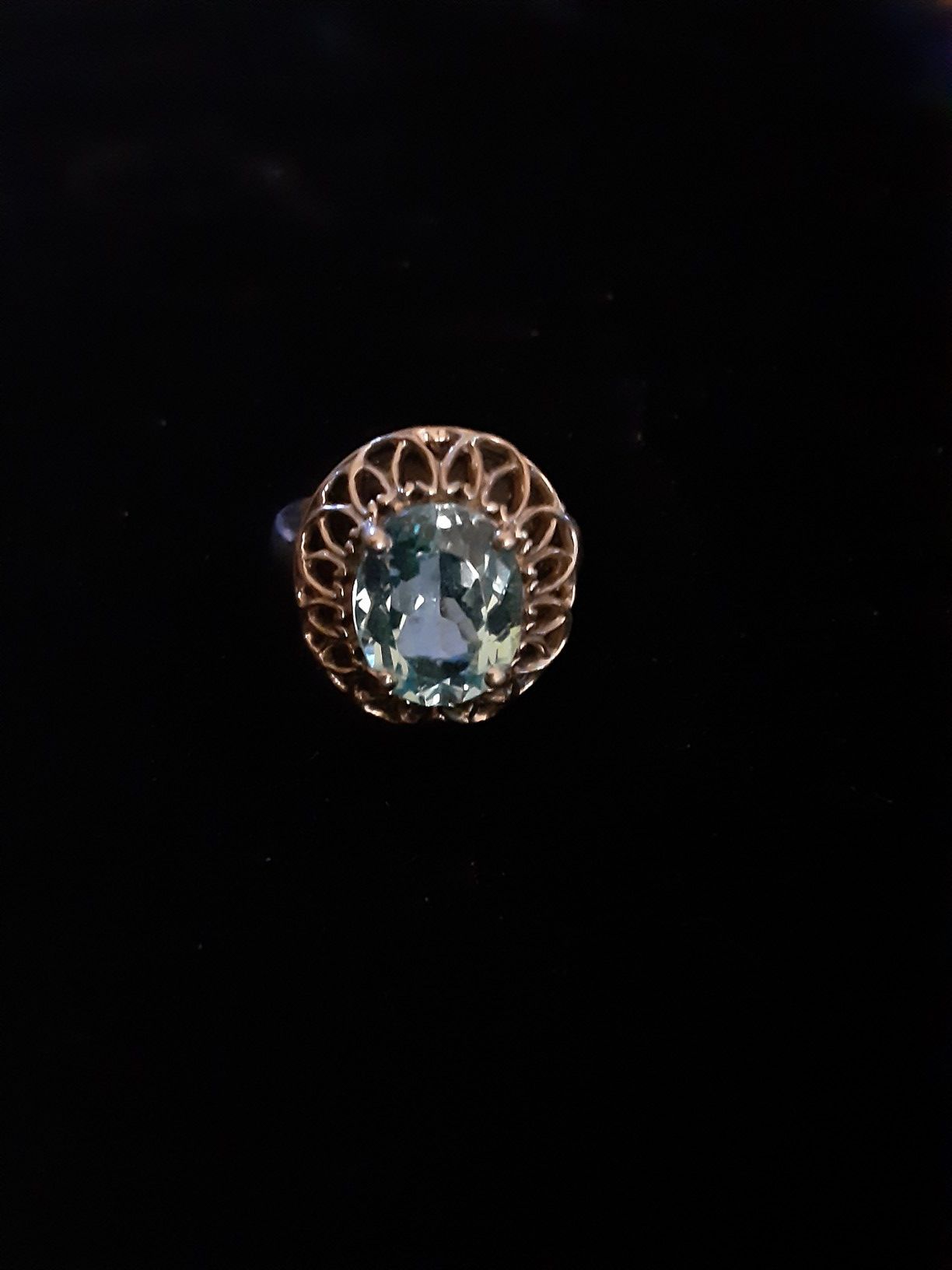 Size 6 gem stone ring