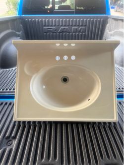 Off White Bathroom Sink 25” x 19”