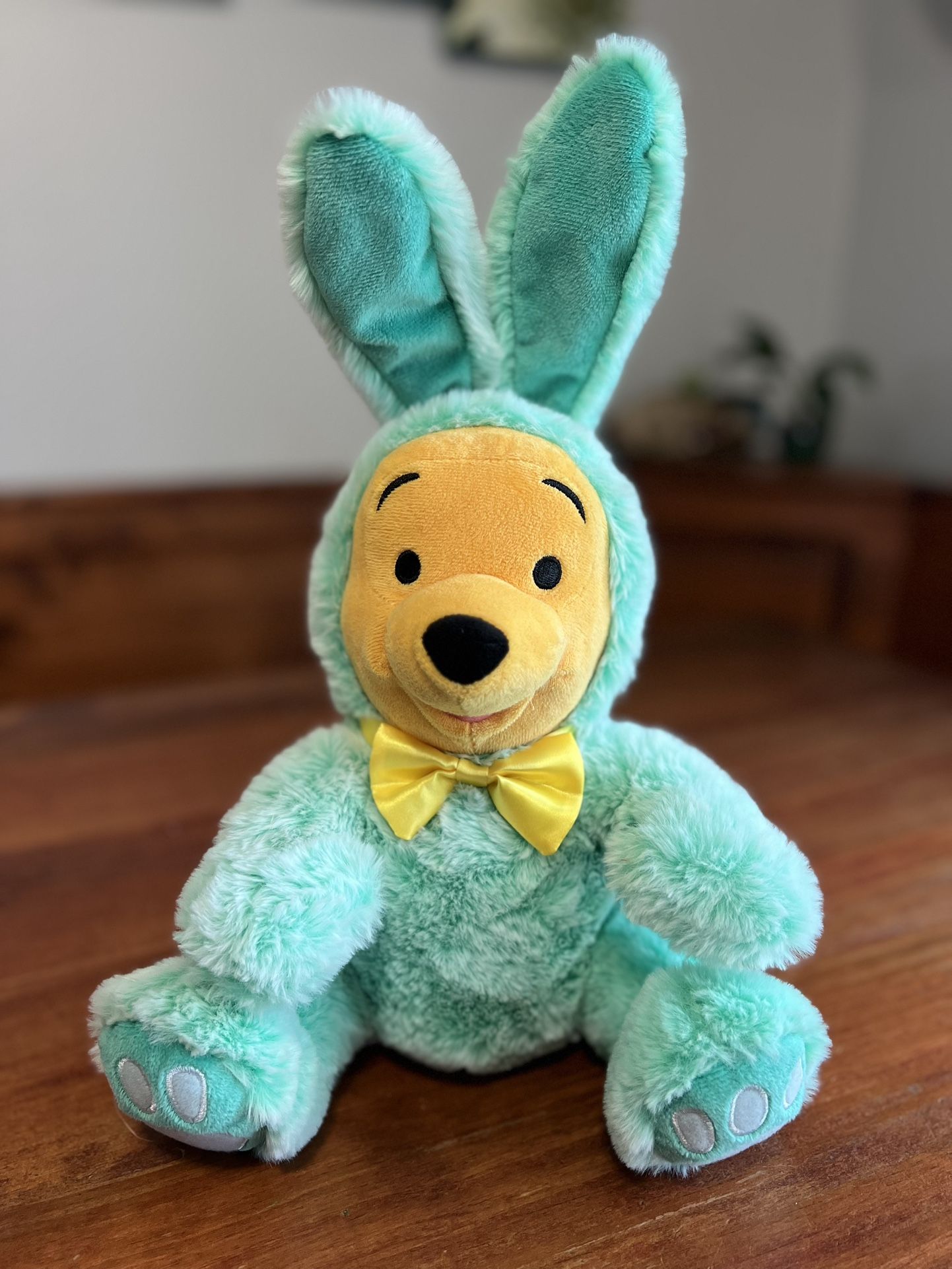 Disney Winnie the Pooh Bear Easter Bunny 2021 Plush Doll 18”