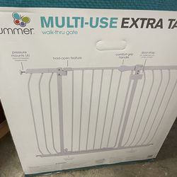 36 in. Extra-Tall Walk-Thru Pressure Mounted Baby Gate, 29in.-48in. Wide, 36in. Tall