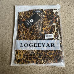 Men’s Cheetah Print Short Sleeve Shirt