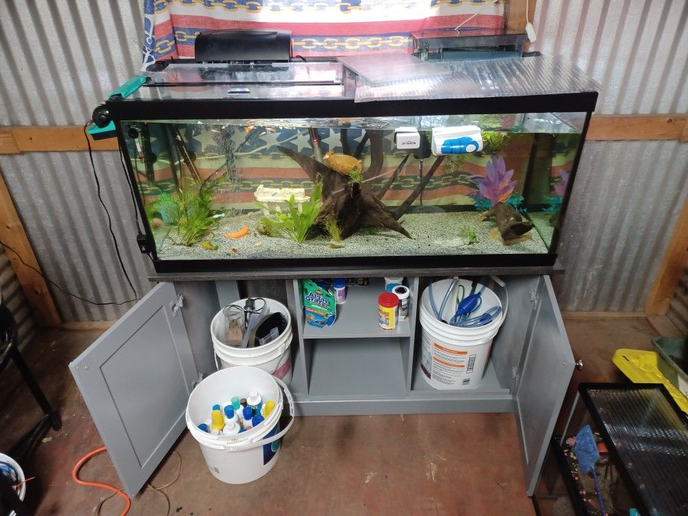 75gal Aquarium Setup And Supplies