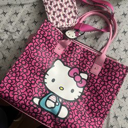 Hello kitty- 3 Piece Tote Bag 