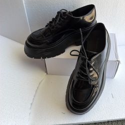 Philipa Lace-Up Lug Platform Oxford Loafers, Madden Girl Brand, $40