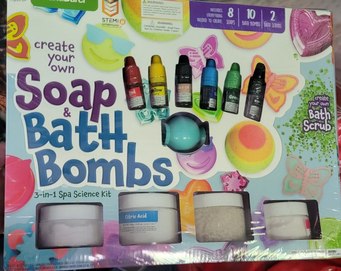 Dan&darci Create Own Bath Bomb And Soap Kit (STEM KIT)
