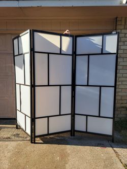 3-Panel Room Divider Privacy Screen