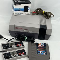 Nintendo NES Console Bundle With Mario Game Original NES-001