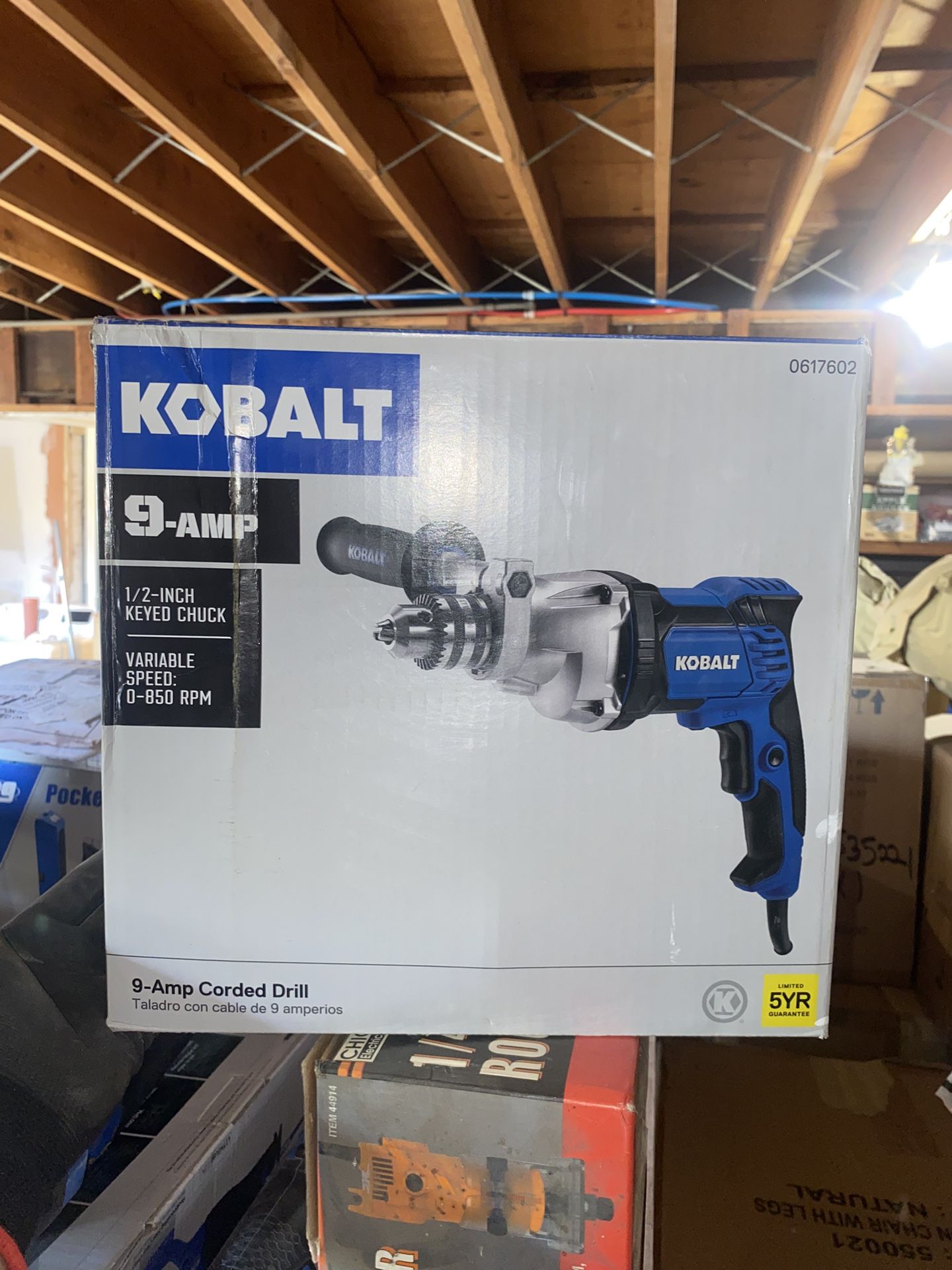 9-Amp Drill (TOOL ONLY)