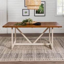 New Solid Wood Dining Table – Walker Edison”