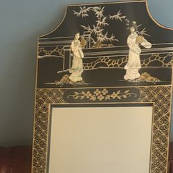 Pearl Panel Oriental Mirror