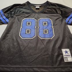 Womens DALLAS Cowboys LARGE Black #88 Dez Bryant NFL JERSEY