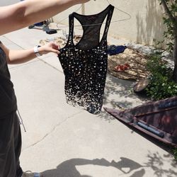 Sequined Shirt (Women's Size Medium)