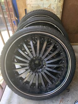 22 inch rims and tires