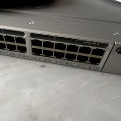 Cisco WS-C3850-24T-E Catalyst 3850 24x 1GB RJ-45 Switch