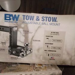 * (2) NEW IN BOX BW TOW N STOW WITH 2IN & 2.5 IN RECEIVER