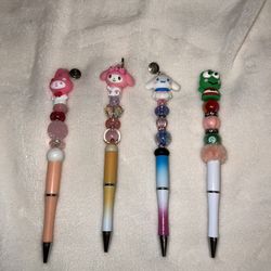 CUSTOM Hello Kitty Sanrio Pens + Sticky Notes 