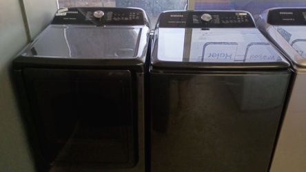 Gas Jumbo set top load washer & dryer with warranty delivery available fee depends on address 🏠🛣️🛻