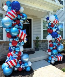 4 of July balloons decor