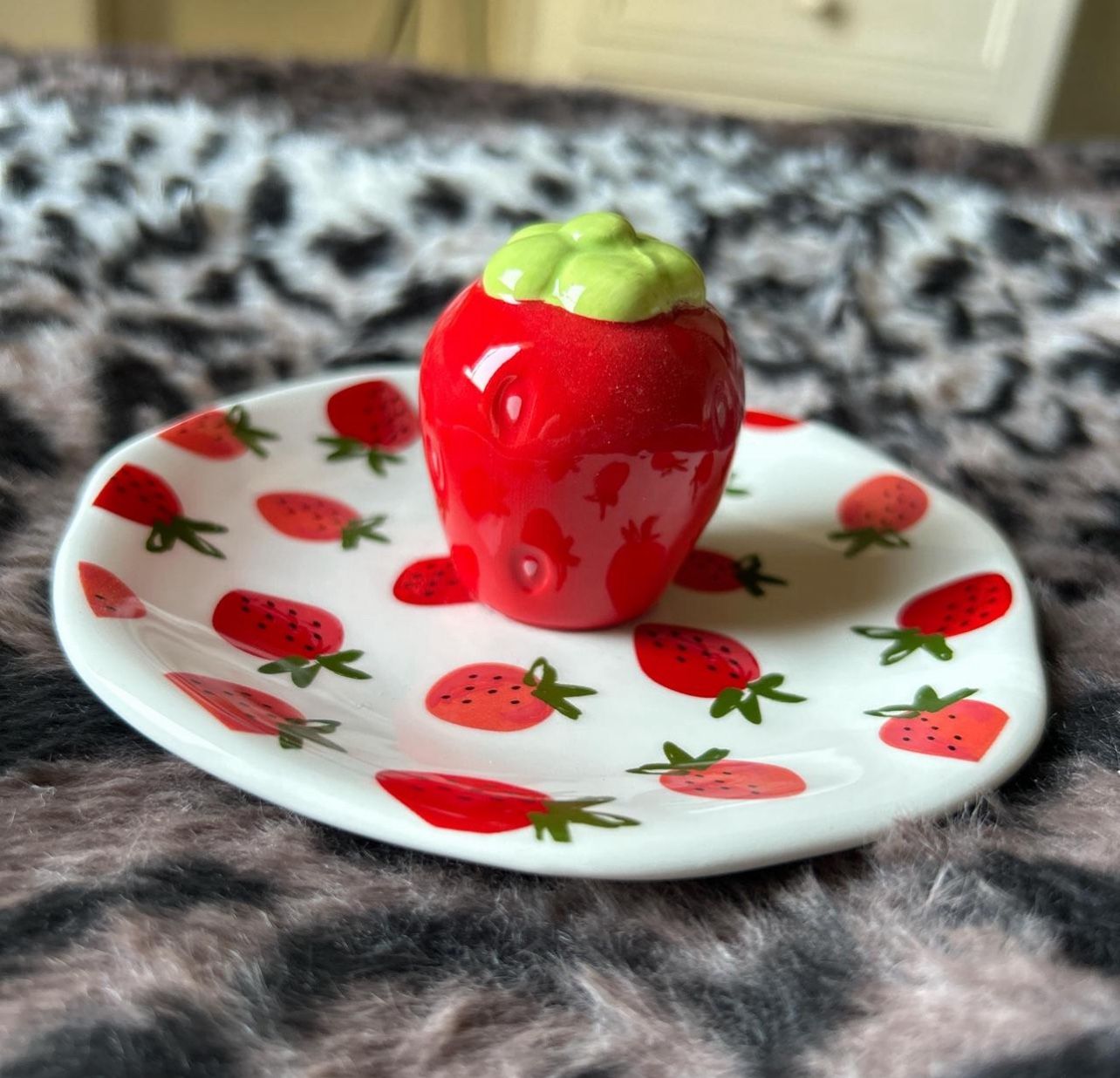 Strawberry Ring Holder π