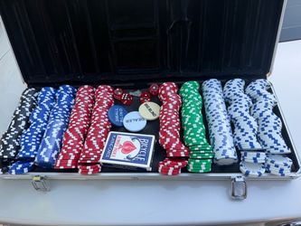 POKER CHIPS & CASE