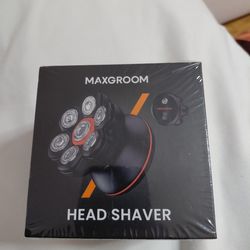 MAXGROOM Model 7 Head Rotary Electric Head Shaver