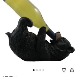 CUTE BEAR WINE BOTTLE HOLDER