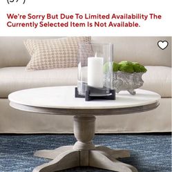 Pottery Barn Alexandra  Coffee Table 39”