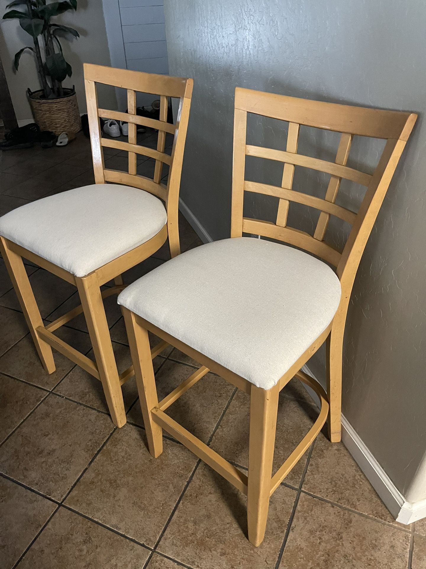 Set Of 2 Bar Stool Chairs