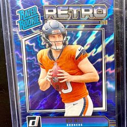 2 - Bo Nix Rookie Cards - See Description For Card Info