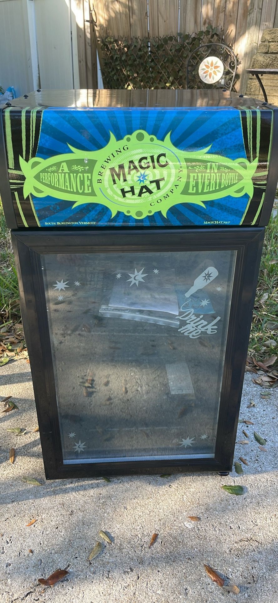 Magic Hat Brewing Company mini fridge