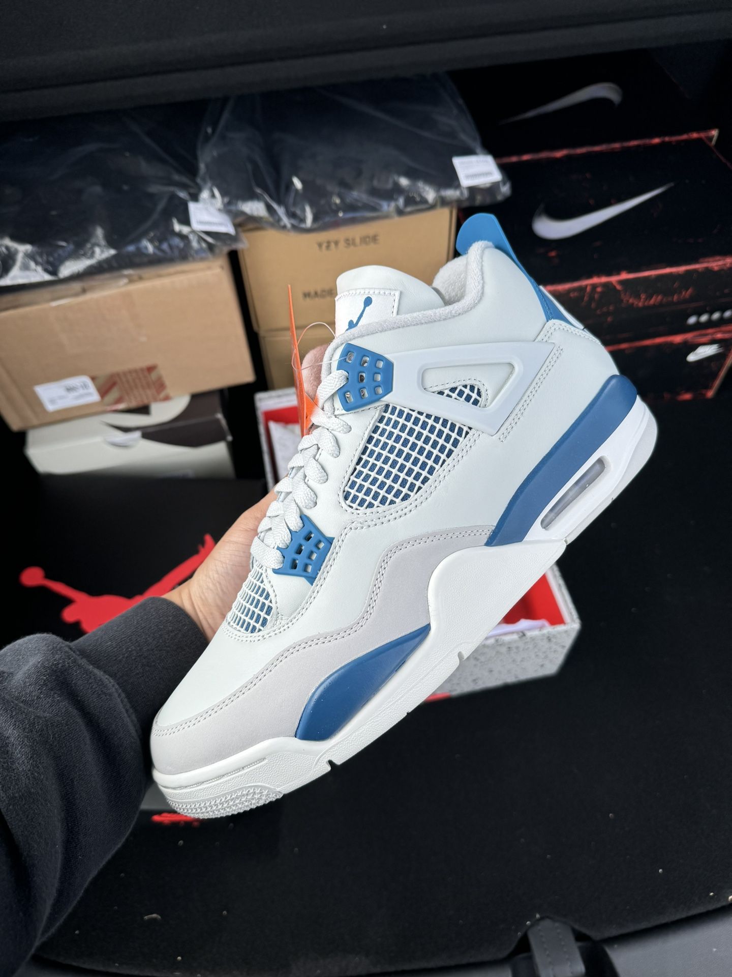 Jordan 4 “Military Blue” Sizes 8-13 , 4Y-7Y